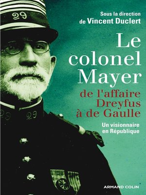 cover image of Le colonel Mayer